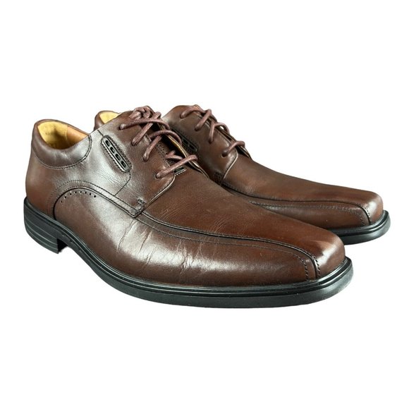 Clarks Unkenneth Way Brown Leather Casual Shoes Men\'s Size 10.5 M main image 7